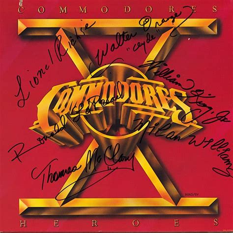 Commodores Band Signed Heroes Album – Artist signed collectibles and gifts