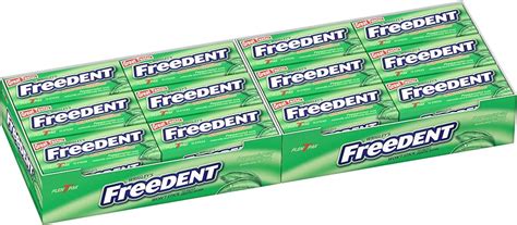 Wrigley S Freedent Peppermint Chewing Gum Single Pk Off