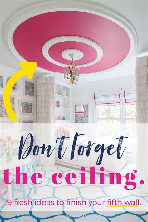 DIY Ceiling Design Ideas. Let's Take it from the Top. - The Heathered Nest