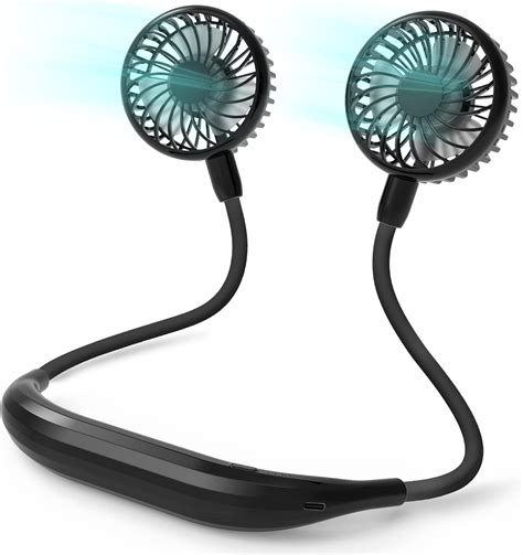 Comlife Portable Neck Fan Usb Fan With Mah Battery Speeds