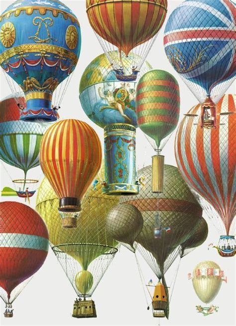 Marcpix Mongolviers Hot Air Balloons Art Vintage Hot Air