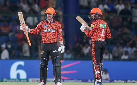 Ipl Travis Abhishek Fireworks Natarajans Four Fer Propel Srh To