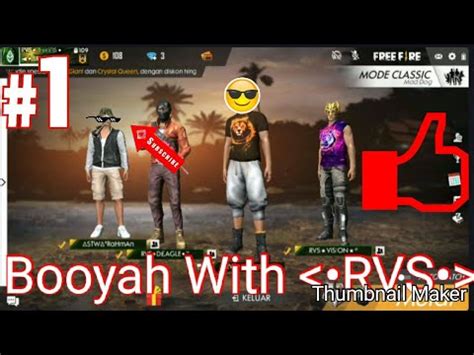 Temen Nge Lag Tapi Booyah Free Fire Indonesia YouTube