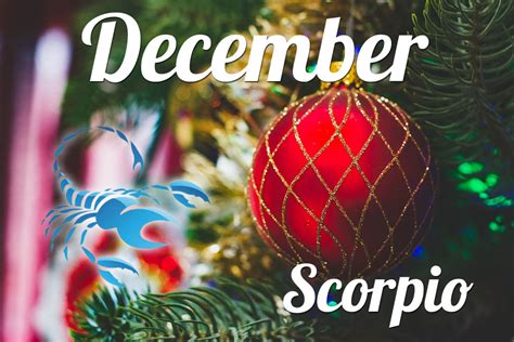 Horoscope Scorpio December Monthly Horoscope For December