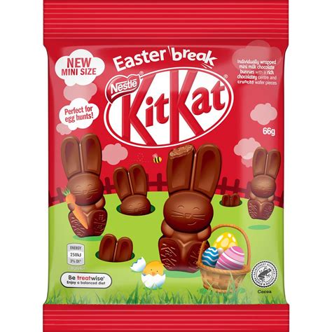 Kitkat Milk Chocolate Bunnies 66g Woolworths