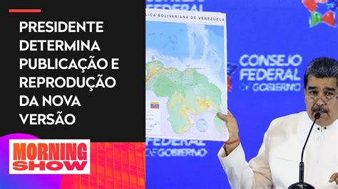 Maduro divulga novo mapa da Venezuela incorporação de Essequibo