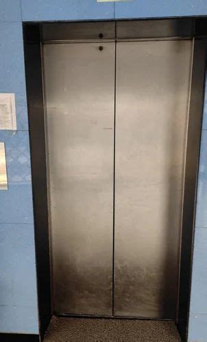 50hz Stainless Steel Mall Passenger Elevator Maximum Speed 0 5 M S