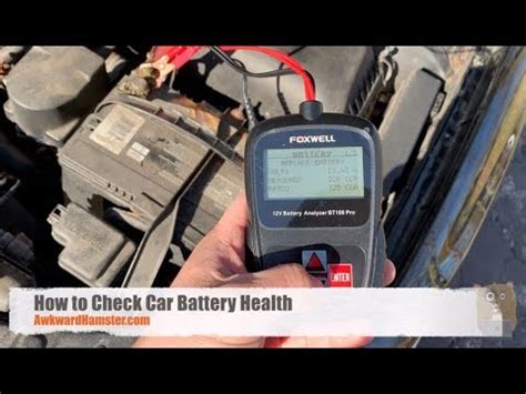 check car battery health youtube