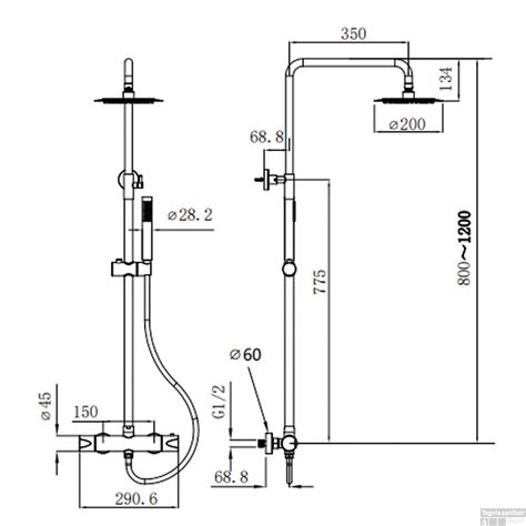 Opbouw Regendouche Set Boss Wessing Colorato Thermostatisch