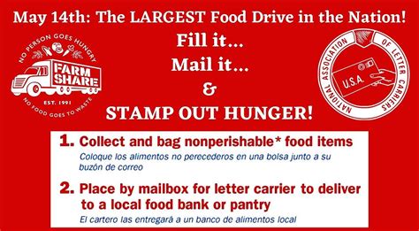 Stamp Out Hunger Food Drive