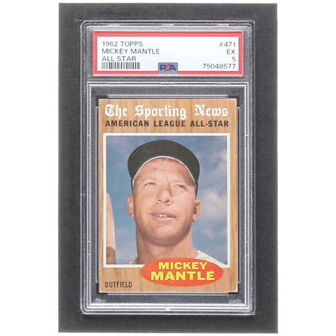 Mickey Mantle Topps As Psa Pristine Auction