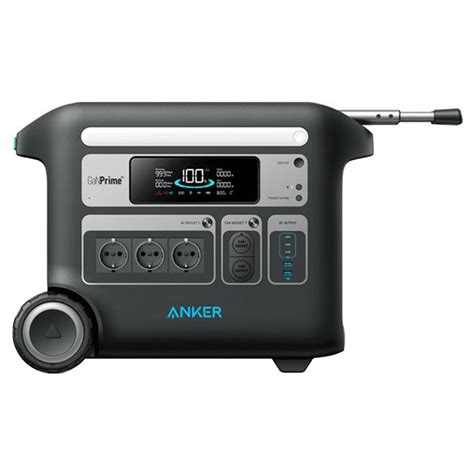 Anker Powerstation Zwart Met Wh Bl