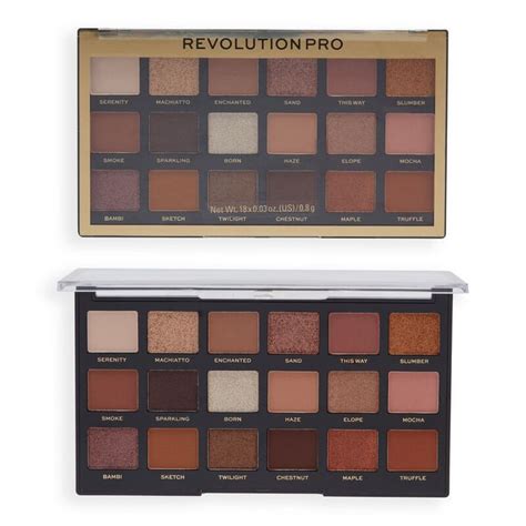 Revolution Pro Regeneration Eyeshadow Palette Nude Au Naturel