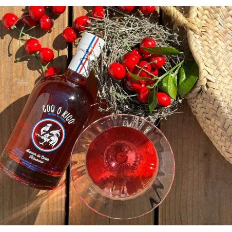 Achat Coq Ô Rico Cerise Liqueur Artisanale 100 Bio