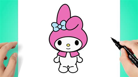 Como Desenhar A My Melody Como Dibujar My Melody Sanrio Youtube