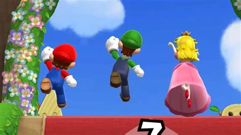 Mario Party 9 Step It Up Mario Luigi Peach Vs Toad Master