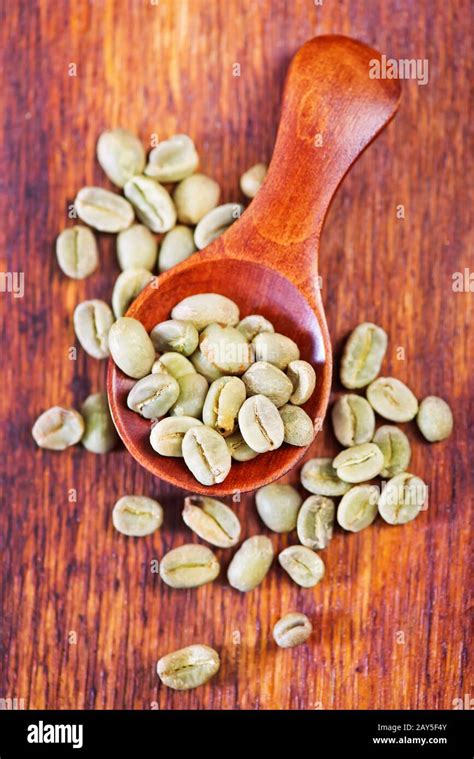 Green Coffee Beans Stock Photo Alamy