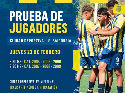 Prueba Abierta De Juveniles Rosario Central