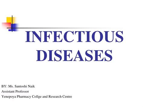 Ppt Infectious Diseases Powerpoint Presentation Free Download Id