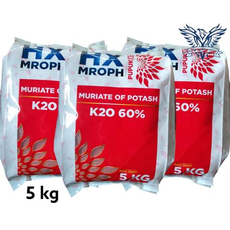 Jual KCL HX MROPH 5 Kg Pupuk K2O Kalium 60 Meningkatkan Hasil Dan