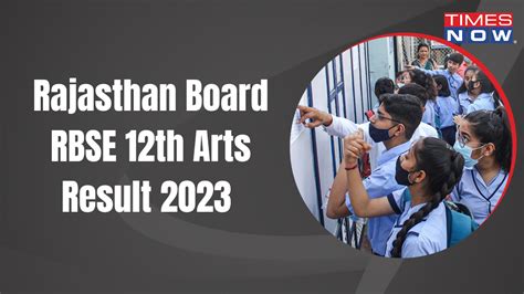 Rajasthan RBSE 12th Arts Result 2023 Soon Science And Commerce