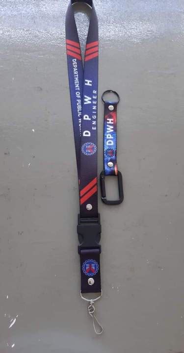 DPWH ENGINEER W KEY HOLDER ID LACE LANYARD Lazada PH