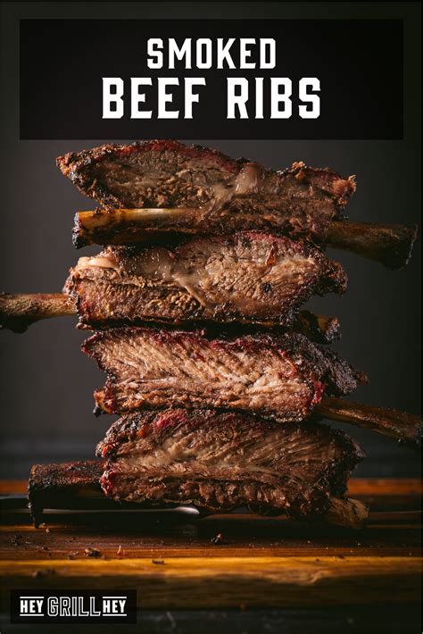 Smoked Beef Ribs Hey Grill Hey Recipe Smoked Beef Ribs Beef Ribs Smoked Beef