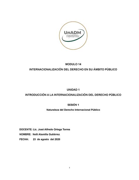 M U S Neag Sesiones Modulo Internacionalizaci N Del Derecho