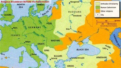 Religions of europe maps