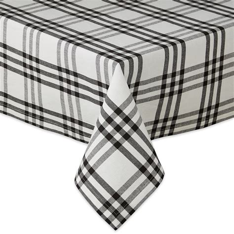 Dii Homestead Plaid Tablecloth 60 X 84