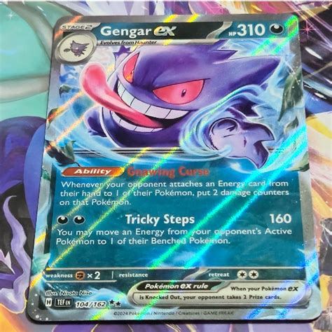 Pokemon TCG Gengar Ex Temporal Forces Ultra Rare Shopee Philippines