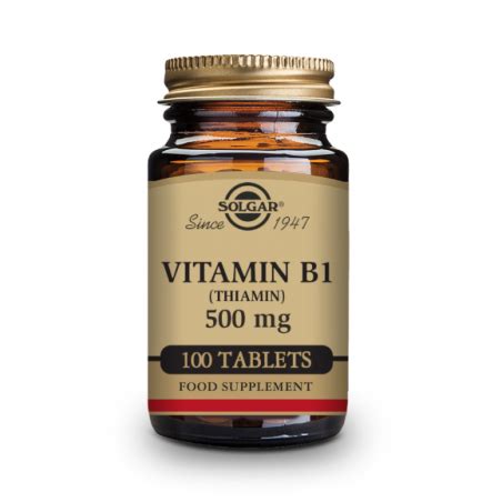 Solgar Vitamina B1 500MG 100 Compresse