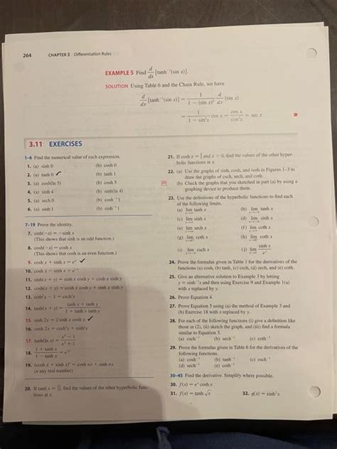 Solved 264 Chapter 3 Differentiation Rules 311 Exercises