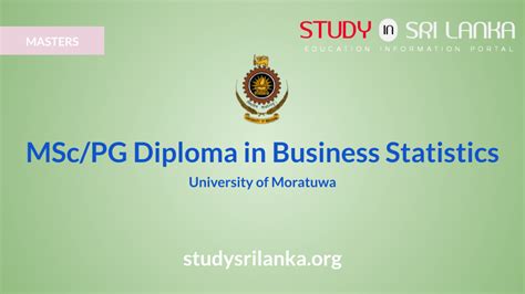 Mscpg Diploma In Business Statistics Uom 2023