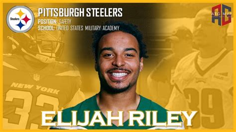 Pittsburgh Steelers Elijah Riley Youtube