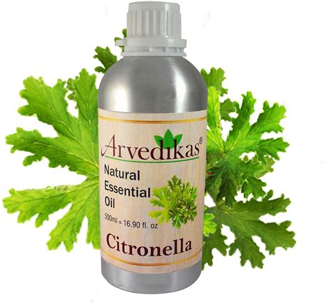 Citronella Oil 100 Natural Pure Essential Oil 30 Ml 500ml Arvedikas