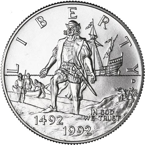 D Columbus Voyage Quincentenary Bu Commemorative Half Dollar Ebay