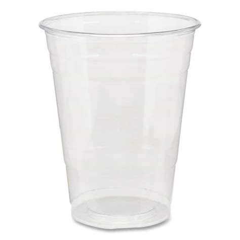 Dixie Oz Clear Disposable Plastic Cups Pete Sleeve Sleeves