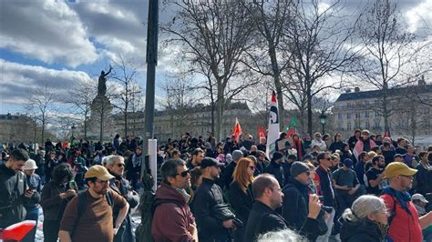 France Des Centaines De Personnes Manifestent à Paris Contre Les