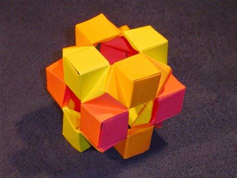 origami modular cube ~ origami instructions art and craft ideas