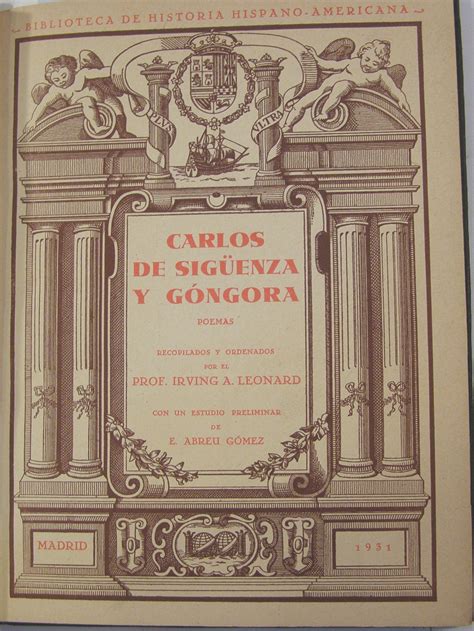 Carlos De Sig Enza Y G Ngora