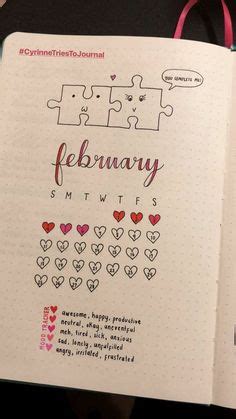 February Bullet Journal Ideas February Bullet Journal Bullet