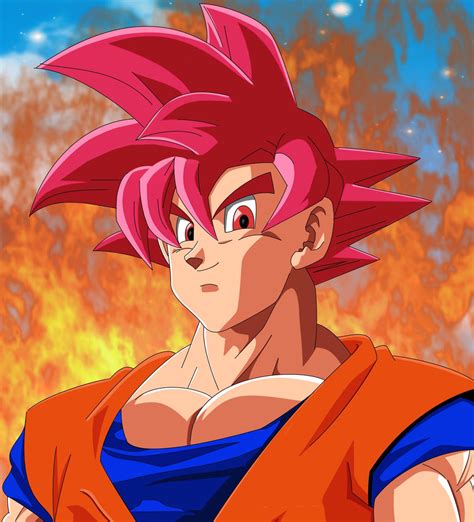 Super Saiyan God Goku By Saiyangoddess On Deviantart