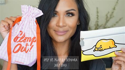 Ipsy Vs Play By Sephora Unboxing July 2017 YouTube