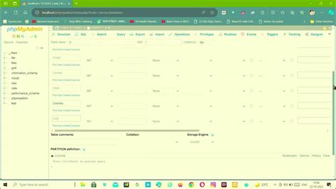 How To Use Phpmyadmin Creating Database And Table Youtube