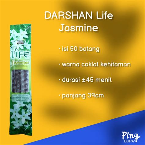 Jual Dupa Hio Life Jasmine Isi 50 Batang By Darshan India Shopee