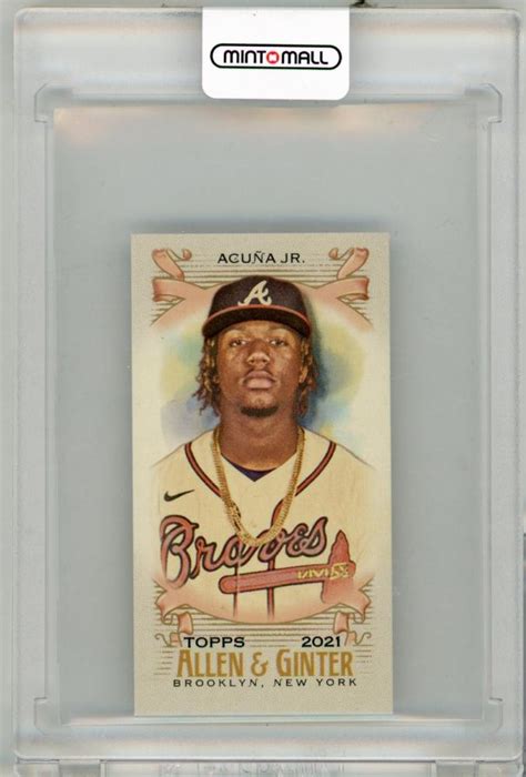 Mint Topps Allen And Ginter Ronald Acuna Jr Base