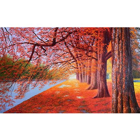 Falling Maple Leaf Oil Painting Apollobox