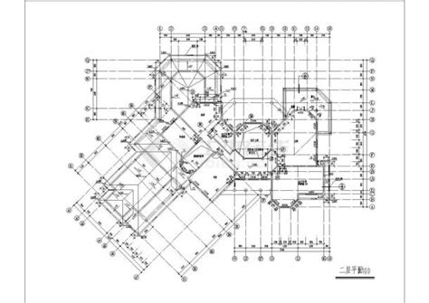 某地超大别墅建筑施工图（共8张）联排别墅土木在线