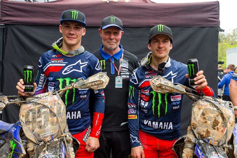 Double Podium For Monster Energy Yamaha Factory MXGP Fantic Factory